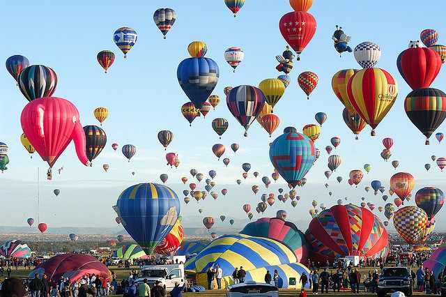 Enjoy The Hot Air Balloon Fiesta Camping in Albuquerque